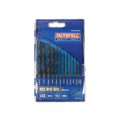 Faithfull 13 Piece HSS Drill Bit Set – FAIM13PSET – image 1
