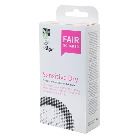 Fair Squared Preservativos Sensitive Dry 10uds – imagen 1