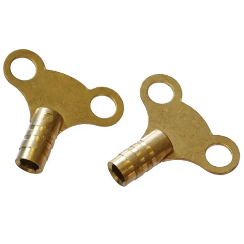 Faithfull Brass Radiator Keys – image 1