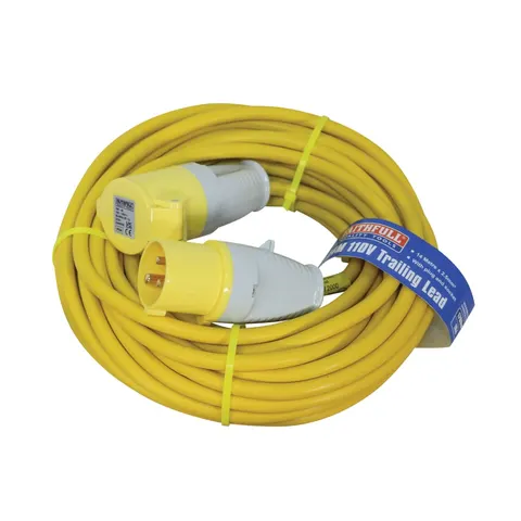 Faithfull Trailing Lead 16 Amp 2.5mm Cable 110 Volt – image 1