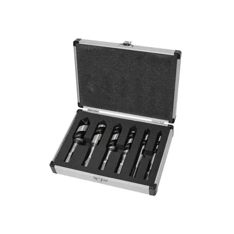 Faithfull 6 Piece Stubby Combination Auger Drill Bit Set – image 1