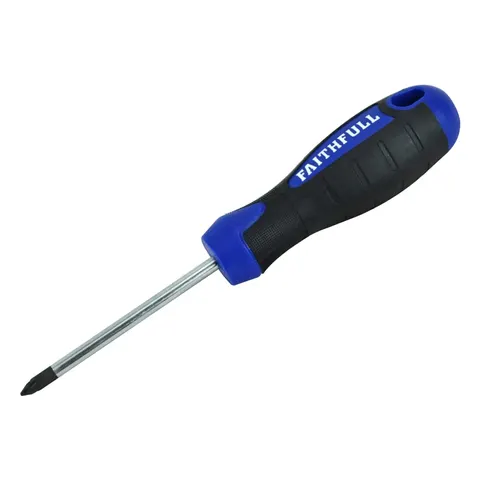 Faithfull Pozi Screwdriver PZ2 100mm – image 1