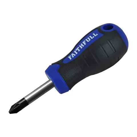 Faithfull Stubby Pozi Screwdriver – image 1