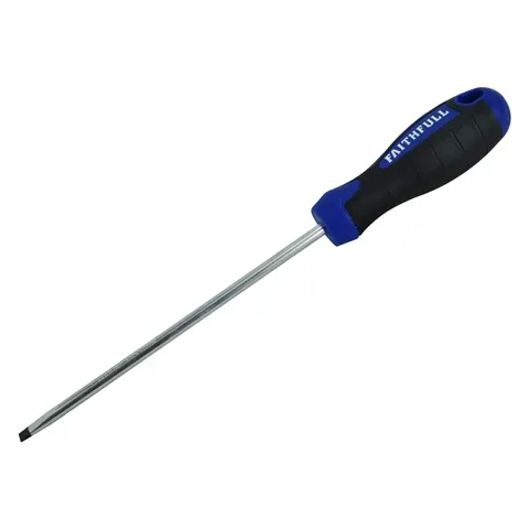 Faithfull Soft Grip Parallel Slotted Tip Screwdriver – image 1