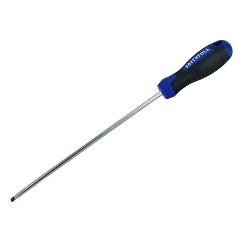 Faithfull Soft Grip Parallel Slotted Tip Screwdriver – FAISDP200 – image 1