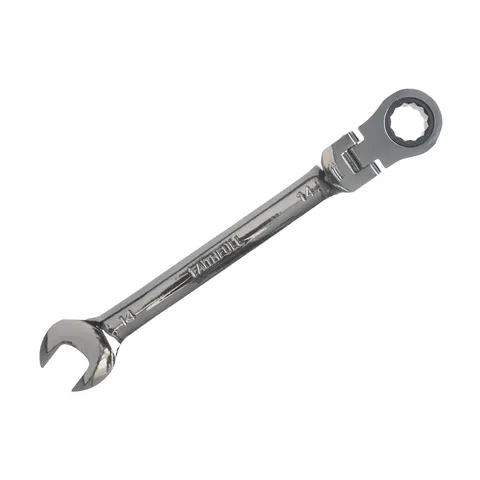 Faithfull Flexible Ratchet Combination Spanner – FAISPARAT14 – image 1