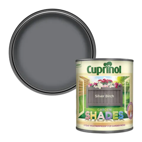 Cuprinol Garden Shade 1L Silver Birch – Silver 1L – image 1