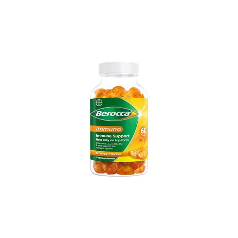 Berocca Immuno Support Orange Gummies 60 Pack – image 1