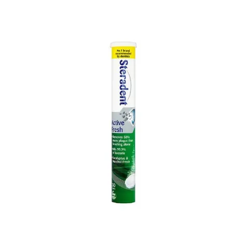 Steradent Active Fresh 30 Tablets – image 1