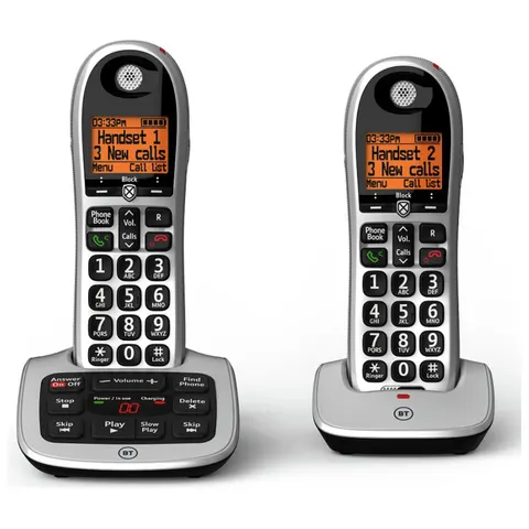 British Telecom BT4600 DECT telephone Caller ID Black – image 1