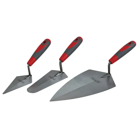 Faithfull 3 Piece Soft Grip Trowel Set – image 1