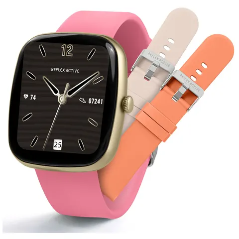 Reflex Active Interchangeable Strap Calling Smart Watch – Pink One size – image 1