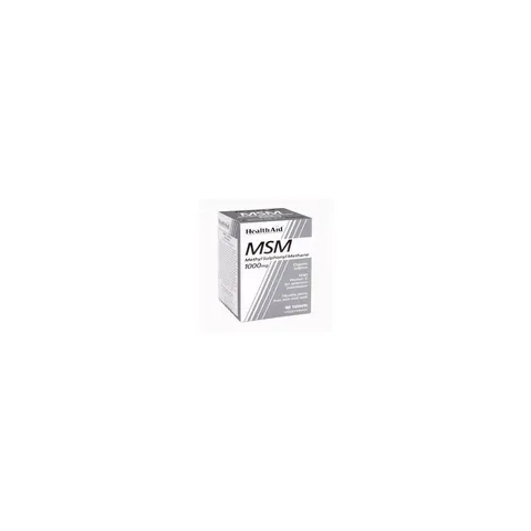 HealthAid MSM 1000mg - 90 Vegetarian Tablets – image 1