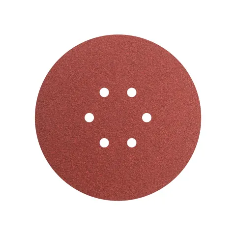 Faithfull Hook & Loop Sanding Disc DID2 Holed 150mm x 80G (Pack 5) – image 1