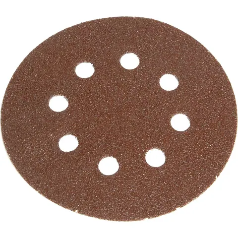 Faithfull Did3 Hook & Loop Sanding Discs 125Mm X 80G (Pack 5) – image 1