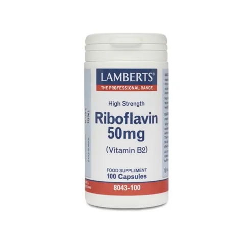 Lamberts Vit B2 Riboflavina 50 Mg – imagen 1