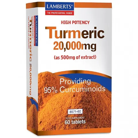 Lamberts TURMERIC 20.000 MG 60 Tabs – imagen 1