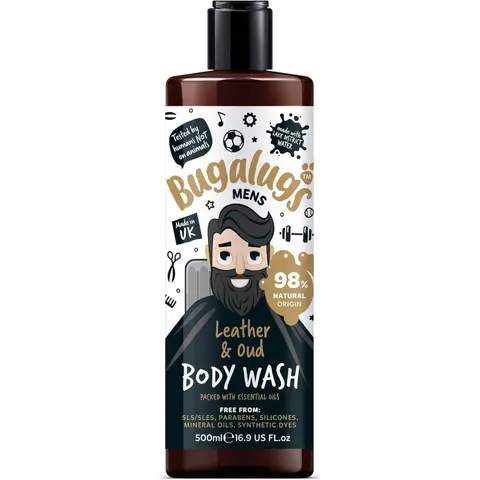 Bugalugs Men's Leather & Oud Body Wash – image 1