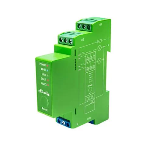 SHELLY PRO DIM2P - SHELLY Pro dimmer 2 en punto – imagen 1