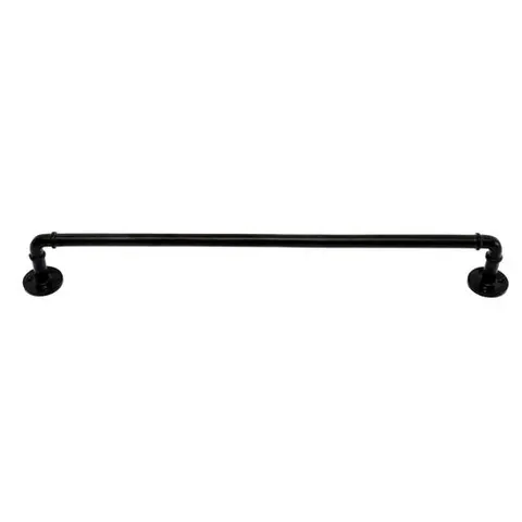 Black Iron Towel Rail 62cm – image 1