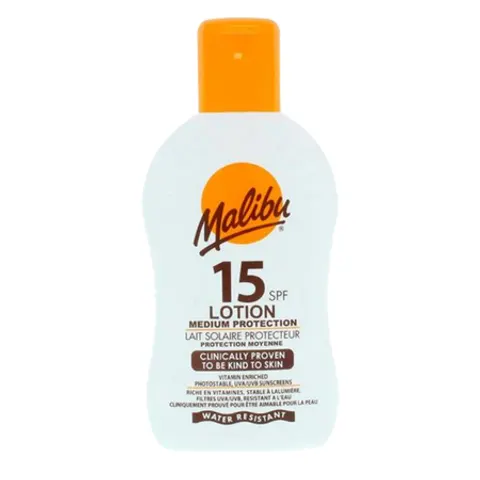 Malibu Sun Lotion SPF 15 – 200 ml – zdjęcie 1