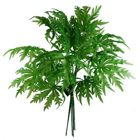 Pack of 6 x 85cm Artificial Foliage Leaf Stem – image 1