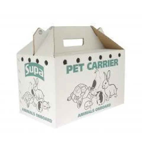 Supa Medium Cardboard Pet Carrier – image 1