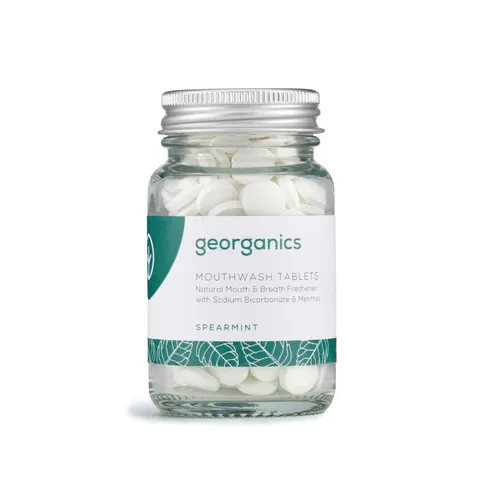 Georganics Peppermint Mouthwash 180 Tablets – image 1