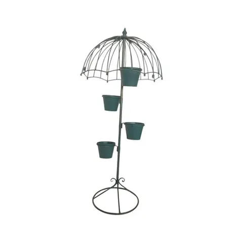 130CM Blue Metal Garden Planter – image 1