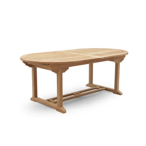210CM Oval Extending Table – image 1