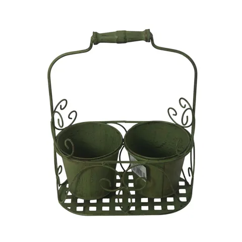Green 2 POT Planter – image 1