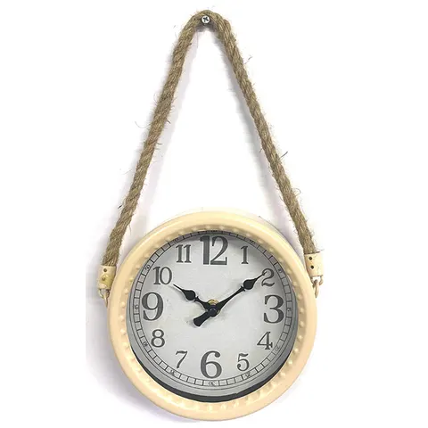 Time Flies 34CM Wall Clock | Hand Finished | AA Battery Required – image 1