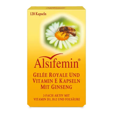 Alsifemin Gelee Royal+Vit.E mit Ginseng Kapseln – Bild 1