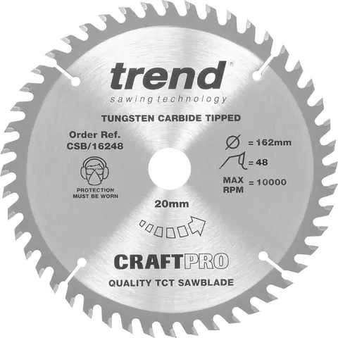 Trend CRAFTPRO Wood Cutting Saw Blade – image 1
