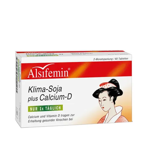 Alsifemin Klima Soja + Calcium Vitamin D Tabletten – Bild 1