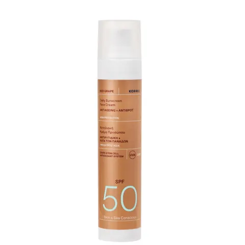 Korres Red Grape Daily Sunscreen Face Cream SPF50 50ml – image 1