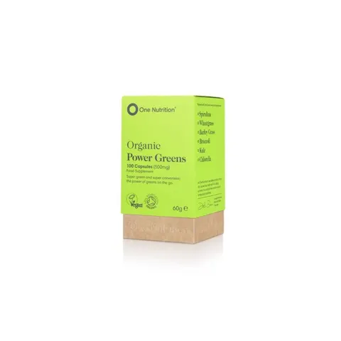 One Nutrition Power Greens 100 vegecaps – image 1