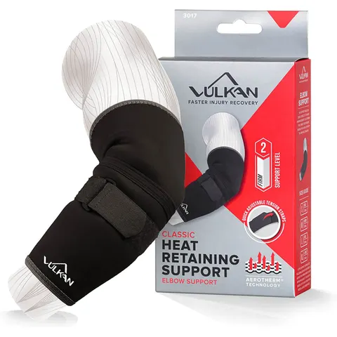 (M) Vulkan Elbow Support Compression Brace with Strap – image 1
