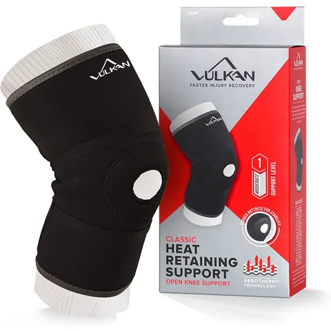 (L) Vulkan Classic Open Knee Support Patella Brace – image 1