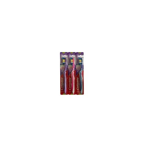 Colgate Dubbele Actie Tandenborstel Medium - Roze – afbeelding 1