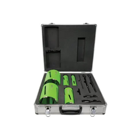 Coreplus 11 Piece Dry Diamond Core Drill Bit Set – image 1