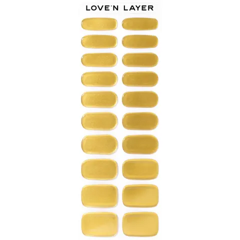 Love'n Layer Love Note Metallic Shiny Gold – Guld – Bild 1