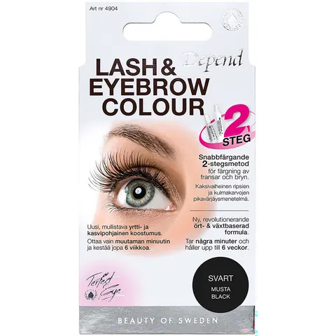 Depend Perfect Eye Lash & Eyebrow Colour Black – Svart 9 – Bild 1