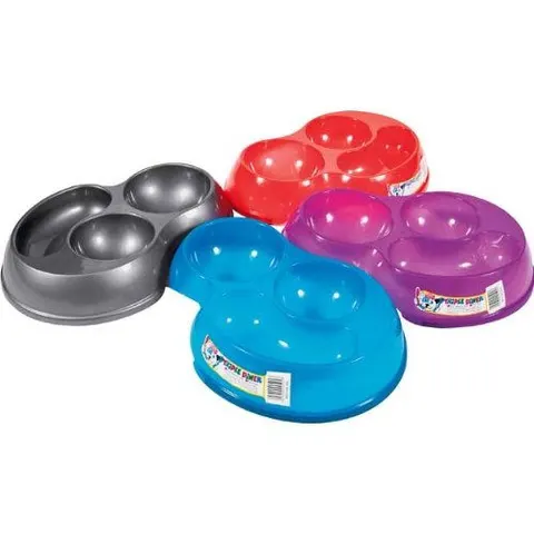 Triple Diner Cat Dish – image 1