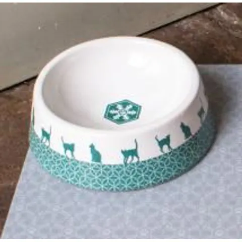 Festive Collection Ceramic Feeding Bowl Cat – image 1