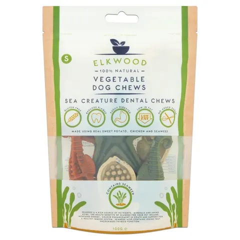 Elkwood Vegetable Sea Creatures + Seaweed Small 7pc 100g – image 1