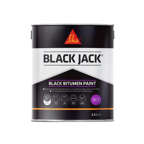 Black Jack 901 Black Bitumen Paint 2.5 litre - EVB90102 – image 1