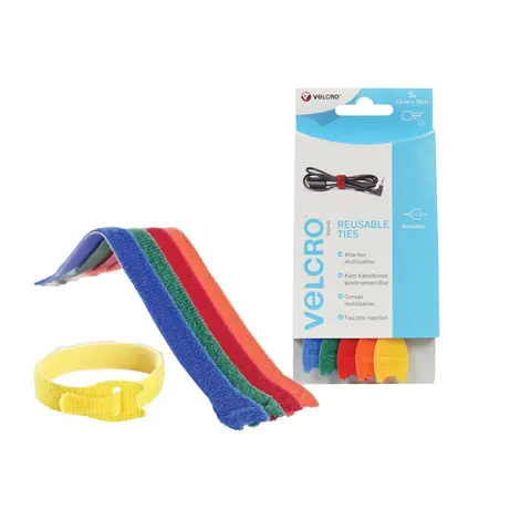 Velcro Adjustable Ties Multicoloured – image 1