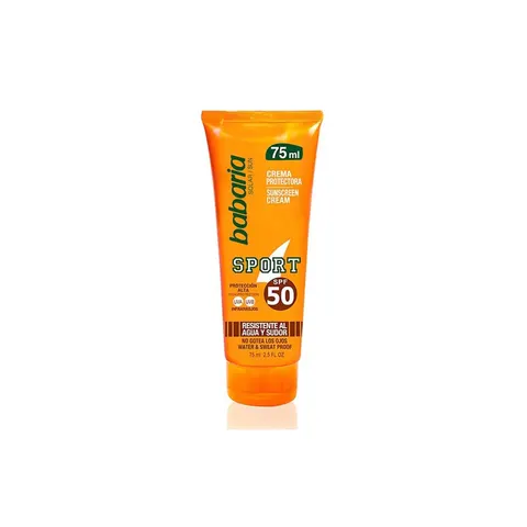 Babaria Sport Sun Cream Spf50 75ml – image 1