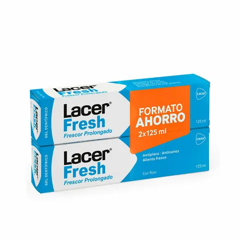 Lacer Fresh Gel Toothpaste 2 x 125 ml – image 1